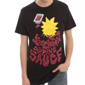 Rick and Morty Szechuan Dipping Sauce T-Shirt Size M